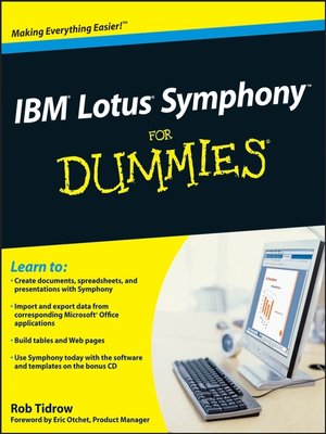 cover image of IBM Lotus Symphony For Dummies